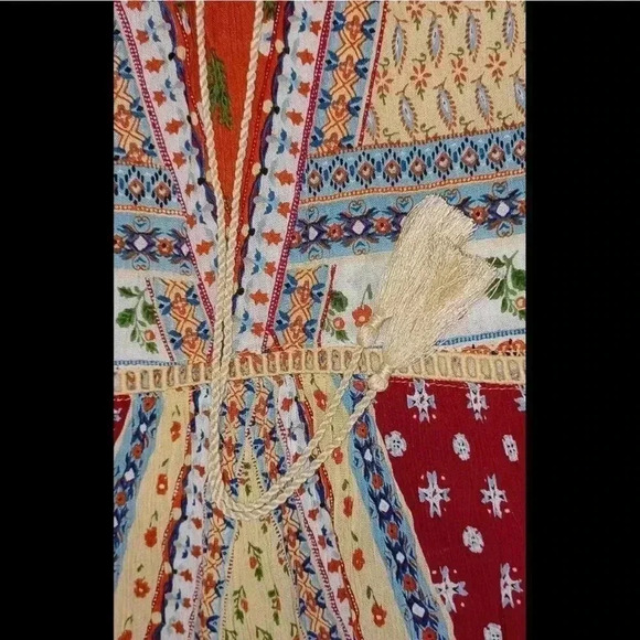 Patrons  Of Peace Boho Tank Top Size Small - Picture 5 of 7